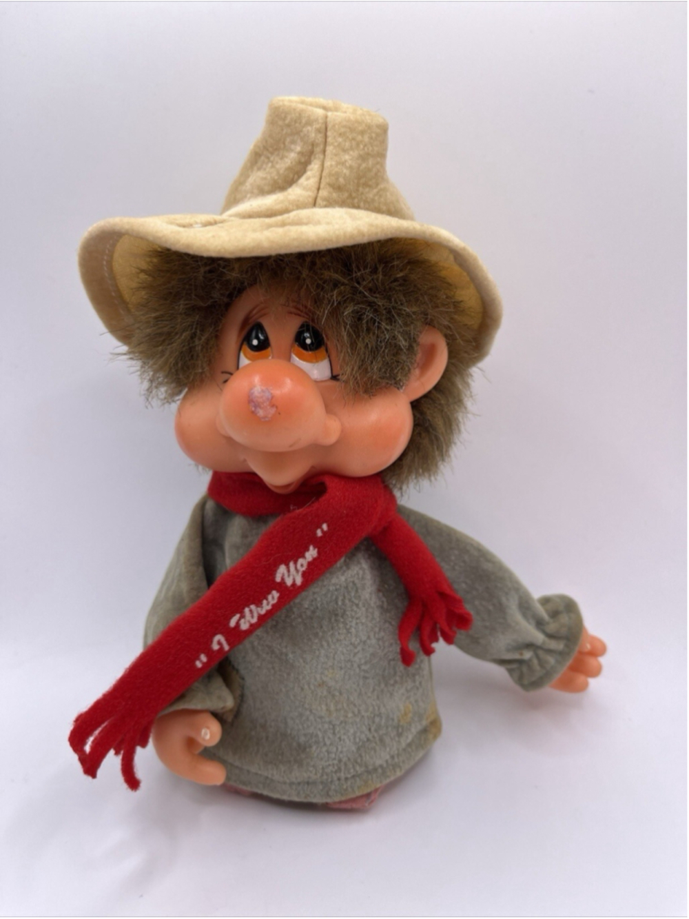 Vintage 1982 Applause Wadsworth Hobo Thumb Sucker Doll Plush With Tag 1980's Toy